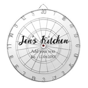 Kitchen add name year add your text name custom th dartboard