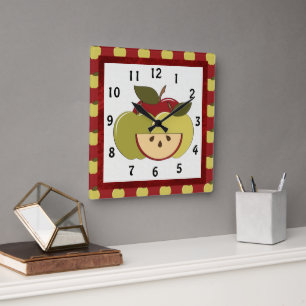 Kitchen Apple Clock