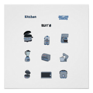 Kitchen Appliances Poster