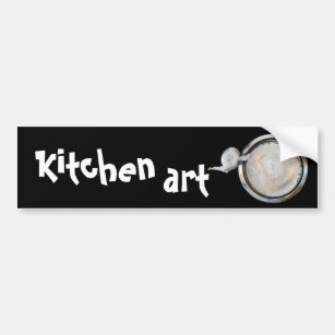 kitchen art bumper sticker