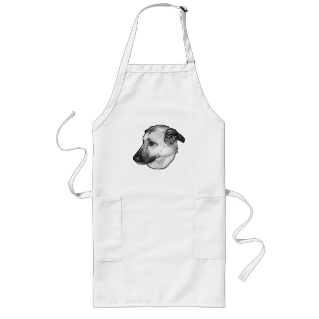 Kitchen Art, Manga Dot Dog Long Apron (Front)