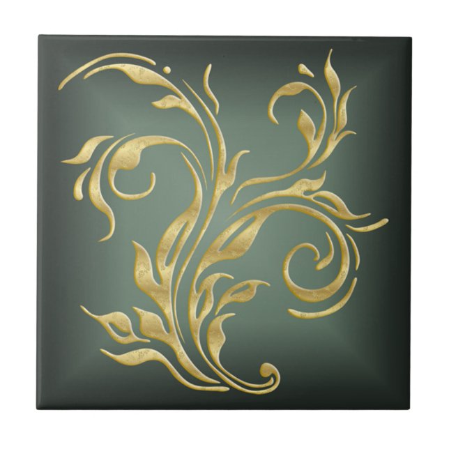 Kitchen Backsplash Tile ~ Tuscan Colours ~  (Front)