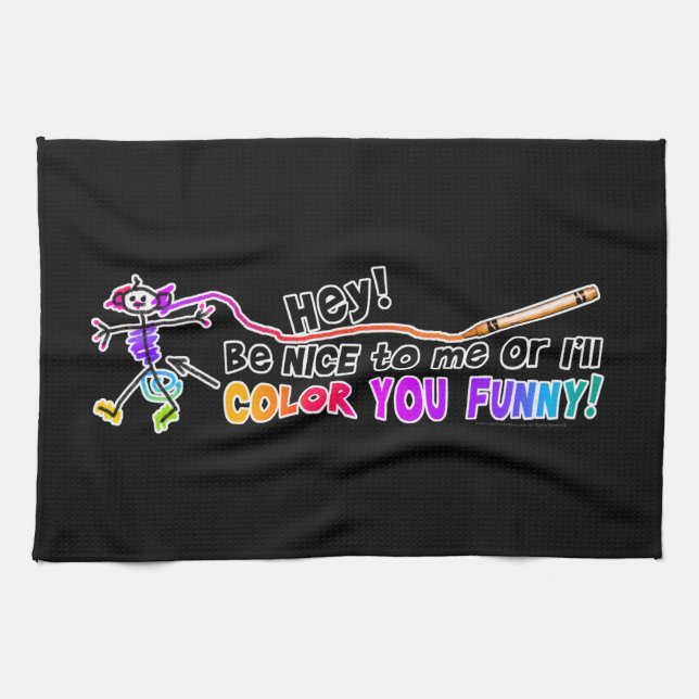 Kitchen, Bar or Bath Towels - Colour You Funny (Horizontal)
