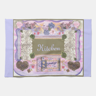 Kitchen Beauty Collage Fabric Photo Frame American Tea Towel