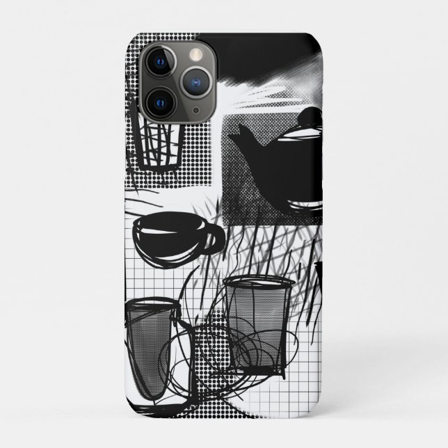 Kitchen Black and white Case-Mate iPhone Case (Back)