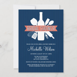Kitchen Bouquet Bridal Shower Invitation