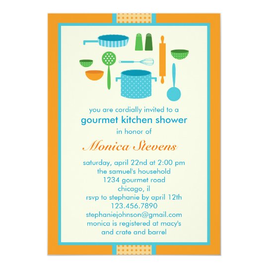 Kitchen Bridal Shower Invitation