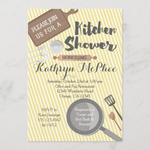 Kitchen Bridal Shower Invitation