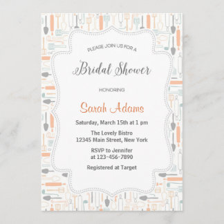 Kitchen Bridal Shower Invitation