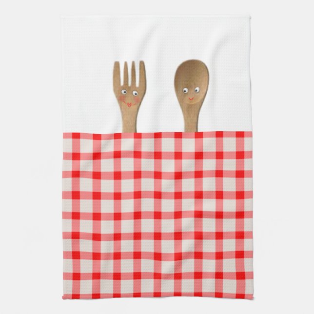 Kitchen Bridal Shower Tea Towel (Vertical)