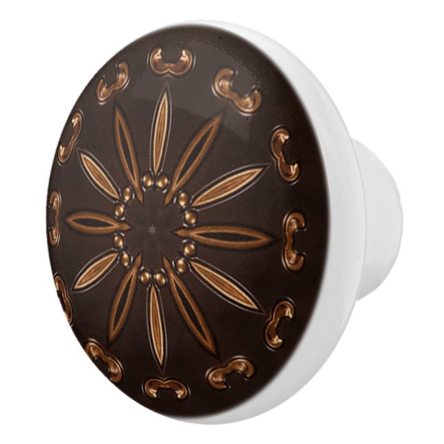 Kitchen Cabinet Knobs ~ x03 A ~ Tuscan Colours ~  (Right)