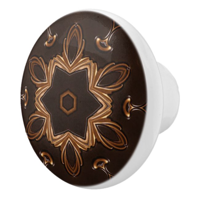Kitchen Cabinet Knobs ~ x03 B ~ Tuscan Colours ~  (Right)
