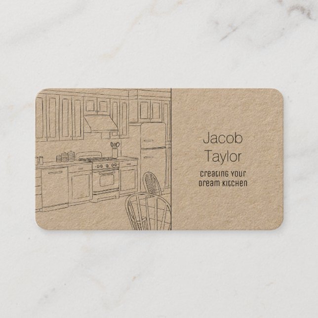 Kitchen Cabinetry Business Card (Front)