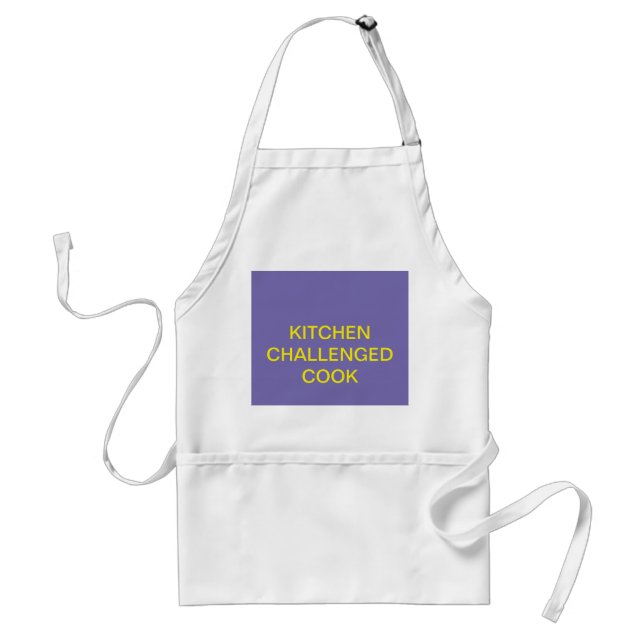 Kitchen Challenged Cook apron (Front)