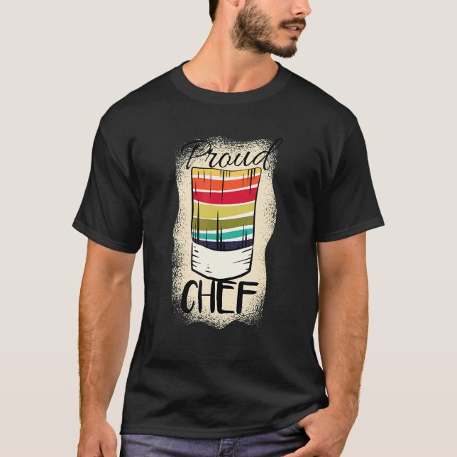 Kitchen Chef Profession Career Restaurant Chef Hat T-Shirt (Front)