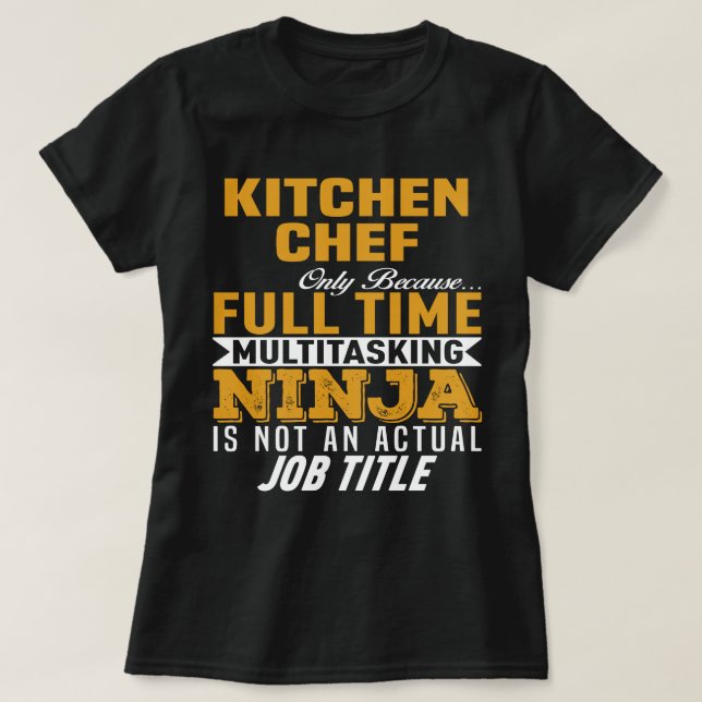 Kitchen Chef T-Shirt (Design Front)