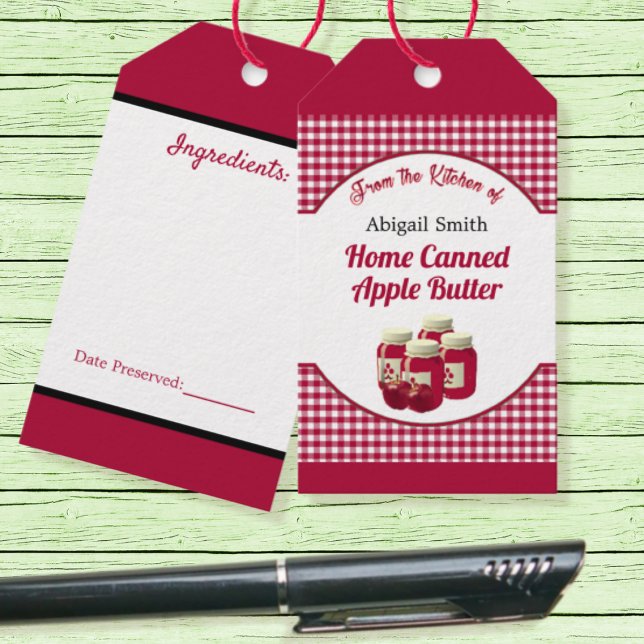 Kitchen Cooked Apple Fruit Gift Tag (Creator Uploaded)