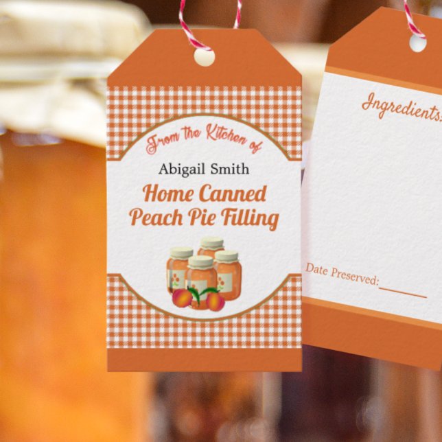 Kitchen Cooked Peach Fruit Gift Tag (Creator Uploaded)