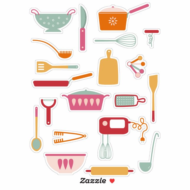 Kitchen Cooking Equipment Utensils (Kitchen equipment and utensils stickers)