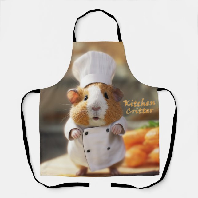 Kitchen Critter Guinea Pig Apron (Front)