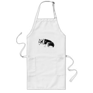 Kitchen Curve, Corgi Calm Long Apron