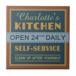 Kitchen – custom name – ceramic tiles