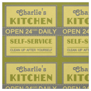 Kitchen – custom name – fabric