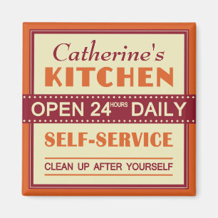 Kitchen – custom name – magnet