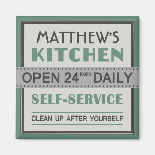 Kitchen – custom name – magnet