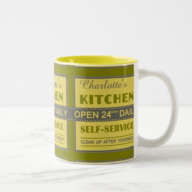 Kitchen – custom name – mugs (Right)