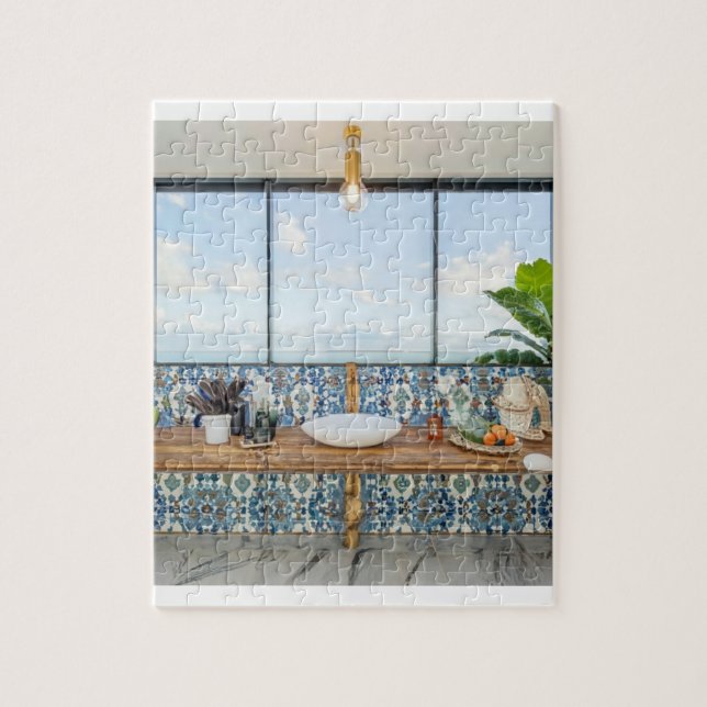 Kitchen design jigsaw puzzle (Vertical)