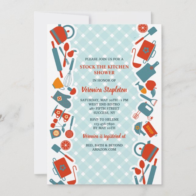 Kitchen Elements Invitation (Front)
