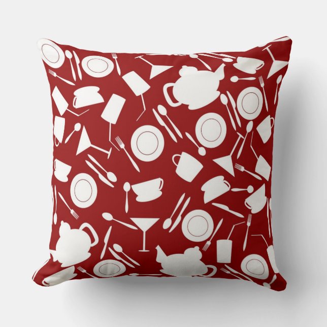 Kitchen Elements Pattern Cushion (Front)