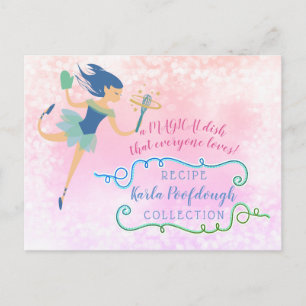 kitchen fairy magic cooking baking recipe card