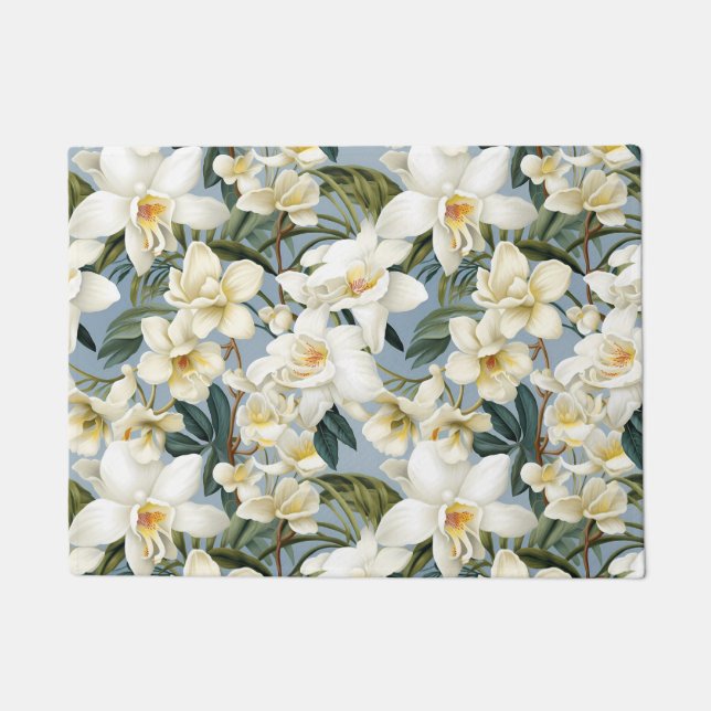 Kitchen Floor Mat Elegant Orchids (Front)
