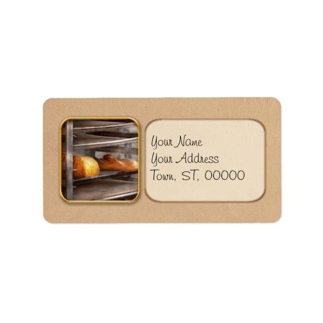 Kitchen - Food - Bread - Freshly baked bread Label (Front)
