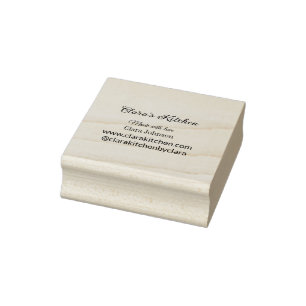 kitchen food chef add restaurant cater name detail rubber stamp