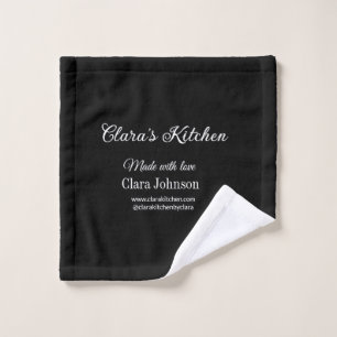 kitchen food chef add restaurant cater name detail wash cloth