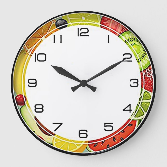 Kitchen fruit  large clock (Front)