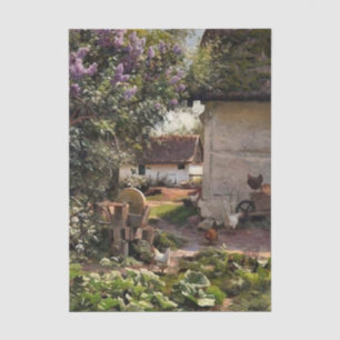 Kitchen Garden by Peder Mork Monsted Tissue Paper