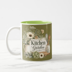 Kitchen Garden Serving Tray Two-Tone Coffee Mug