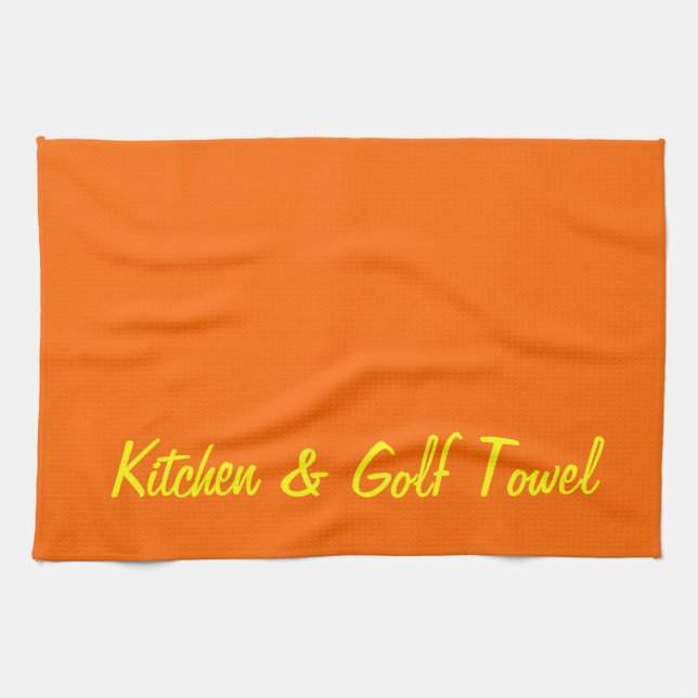 Kitchen & Golf Tea Towel (Horizontal)