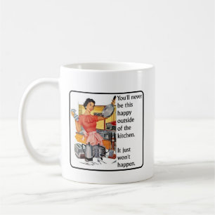 Kitchen Happy Funny Mug Humour