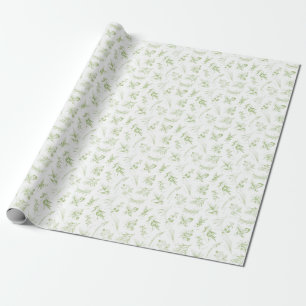Kitchen Herbs & Names Wrapping Paper