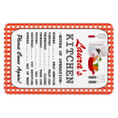 Kitchen Hours (Personalized) Magnet (Horizontal)