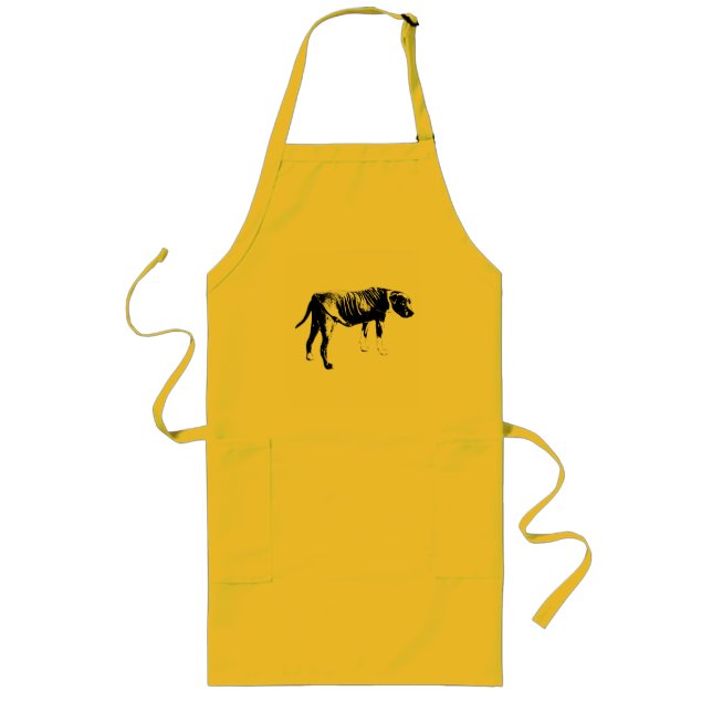Kitchen Ink, Gentle Guard Long Apron (Front)