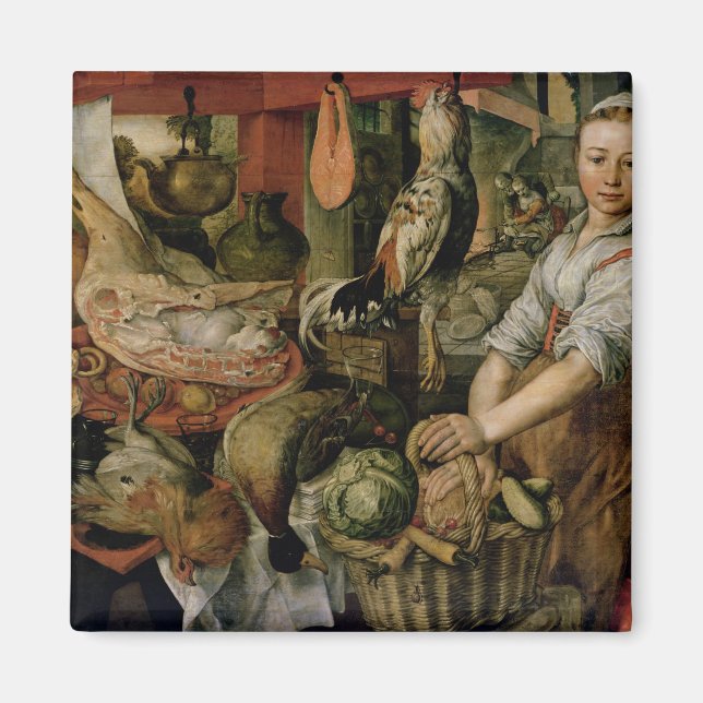 Kitchen Interior, 1566 Magnet (Front)