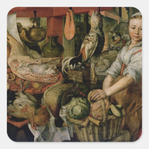 Kitchen Interior, 1566 Square Sticker