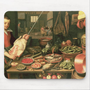 Kitchen Interior with a Maid Mouse Pad