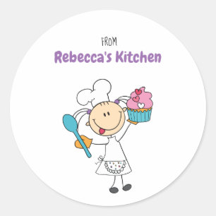 Kitchen Kids Gift Labels Personalized With a Name